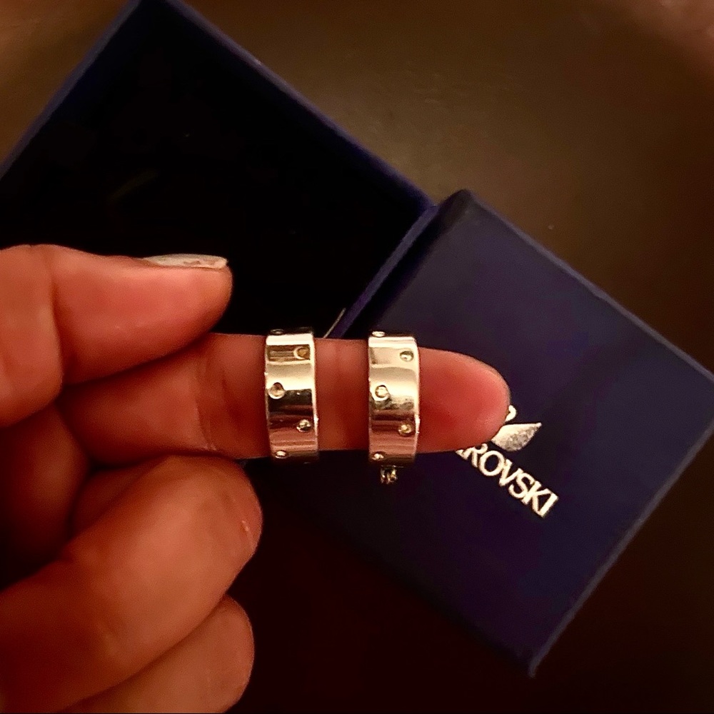Swarovski Hoop Earrings - Classic Timeless